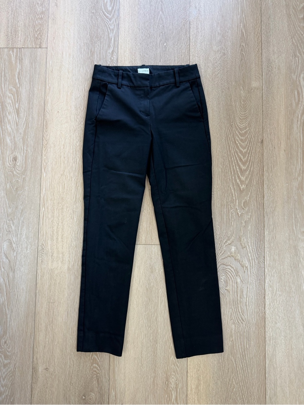 J. Crew Black Ankle-Length Cropped Pants